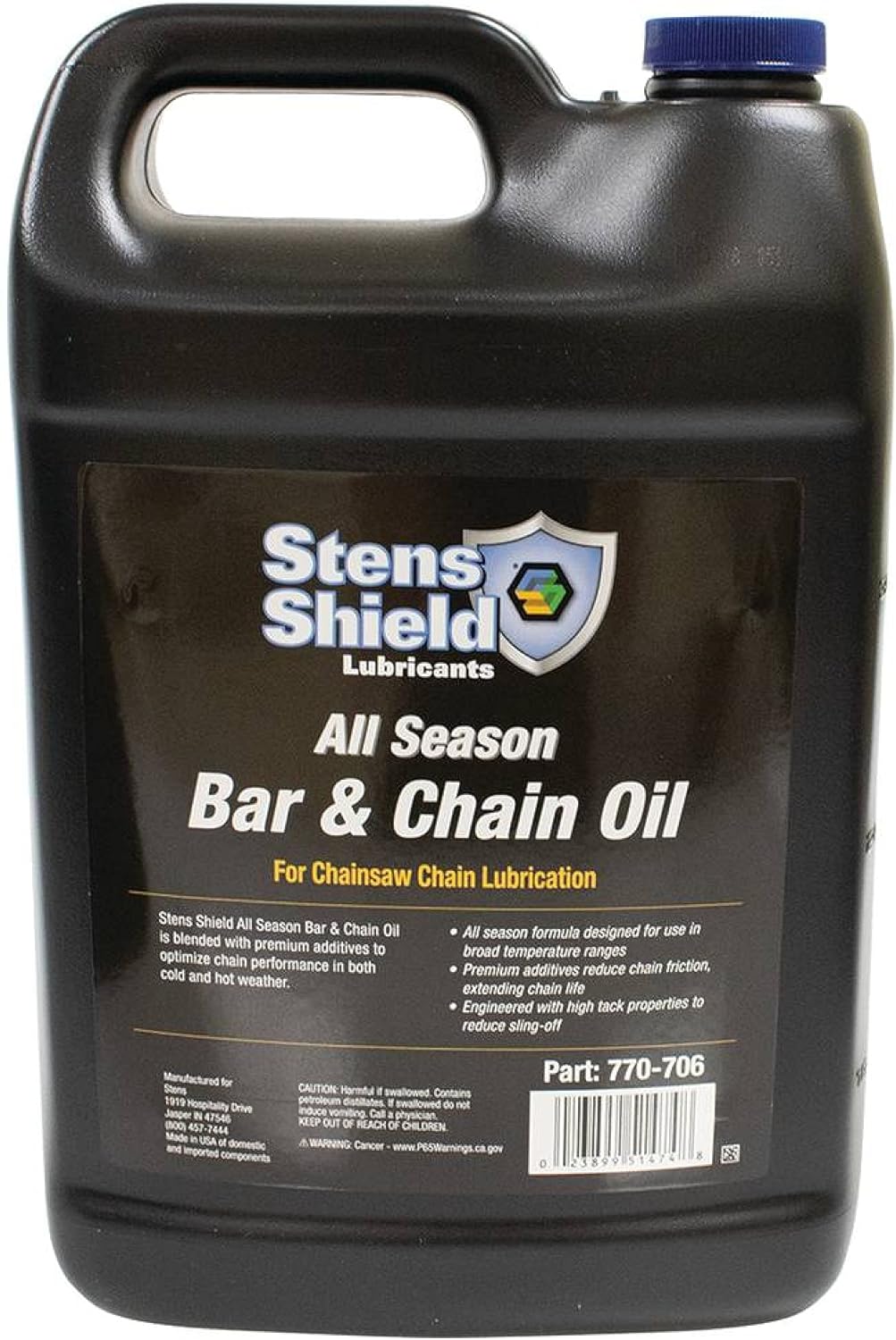Stens Shield Bar and Chain Oil Replaces Echo 6459012, Stihl 0781 516 5001 Chainsaw