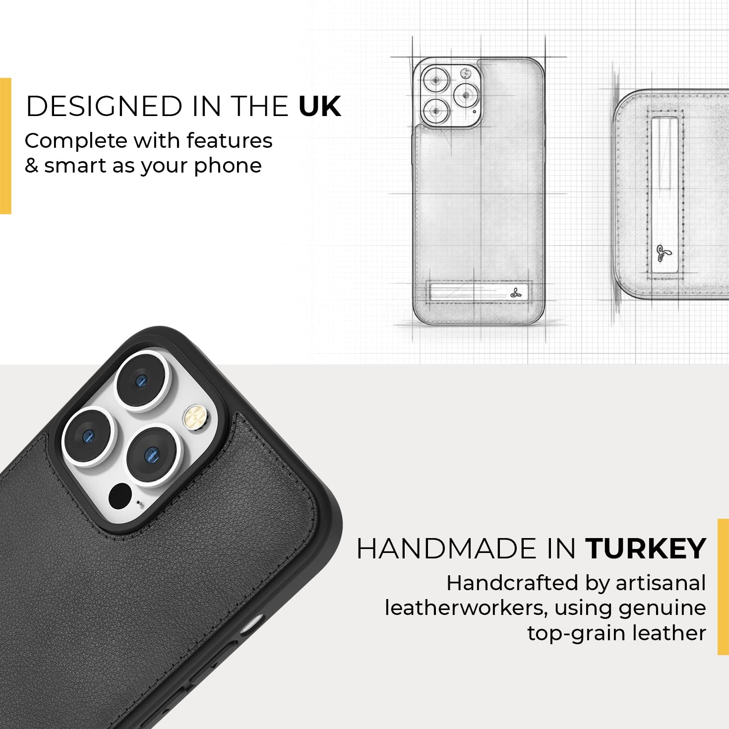 Snakehive Leather Wallet For IPhone 14 Pro Max | Genuine Leather Wallet Phone Case With Card Holder | Flip Folio Case/Cover With Stand | Compatible With IPhone 14 Pro Max | (Brown - View #14