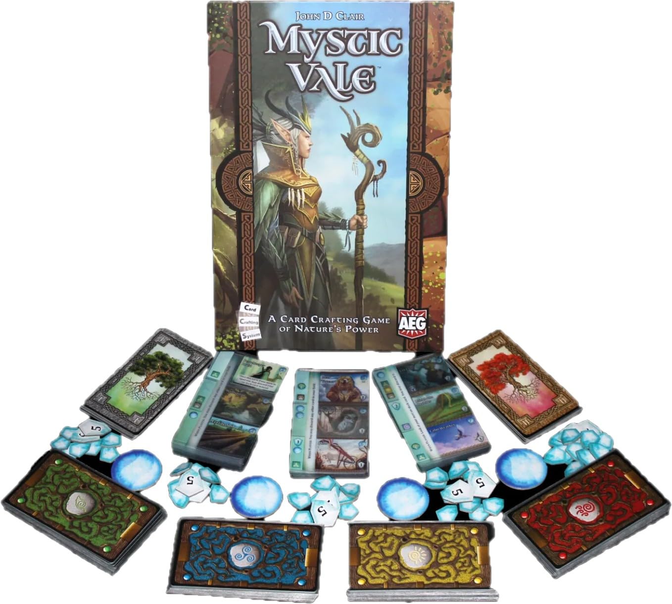 Sylex | Atalia| Mystic Vale | Deckbuilding innovant| De 2 à 4 Joueurs | A partir de 14 Ans | De 30 à 60 Minutes | Captivant, Transparents