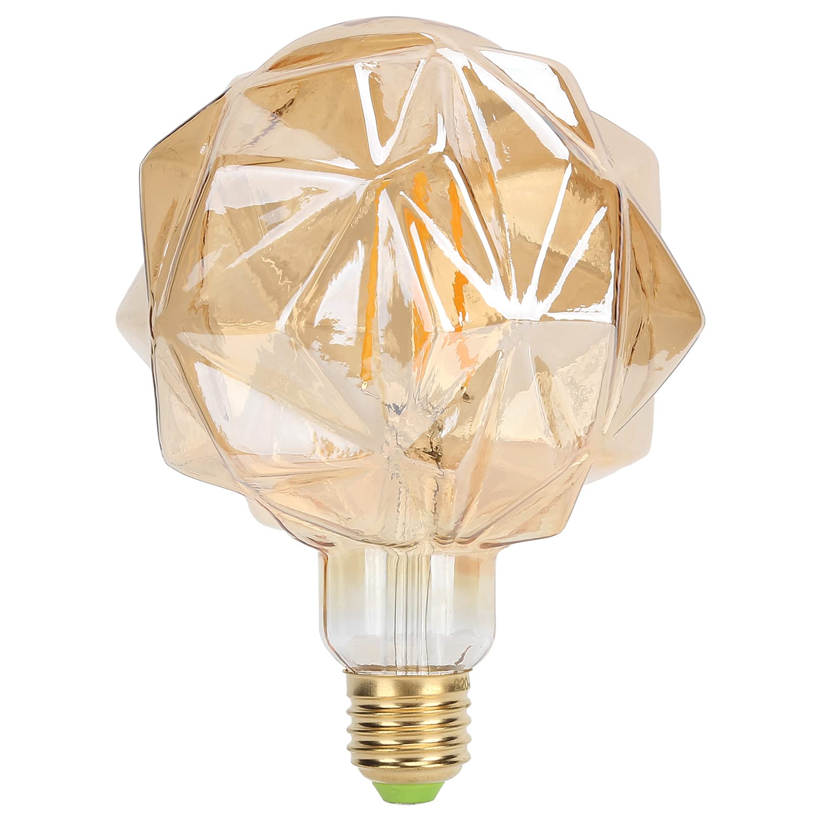 Asixxsix G125 Lotus Shaped Lights, 4W E27 Vintage LED Edison Light Bulbs, Warm Amber Light Bulbs for Indoor Pendant Ceiling Fan Lawn Patio Yard, Filament Decorative Filament Light Bulb