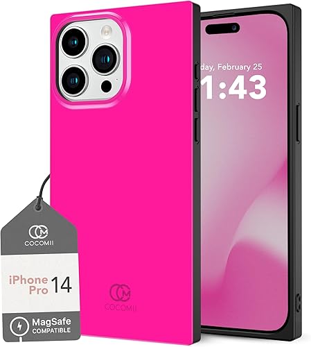 Miniatura 10 de Cocomii Funda cuadrada compatible con iPhone 15 Pro Max, compatible con MagSafe, lujosa, delgada, brillante, color sólido, neutros atemporales,