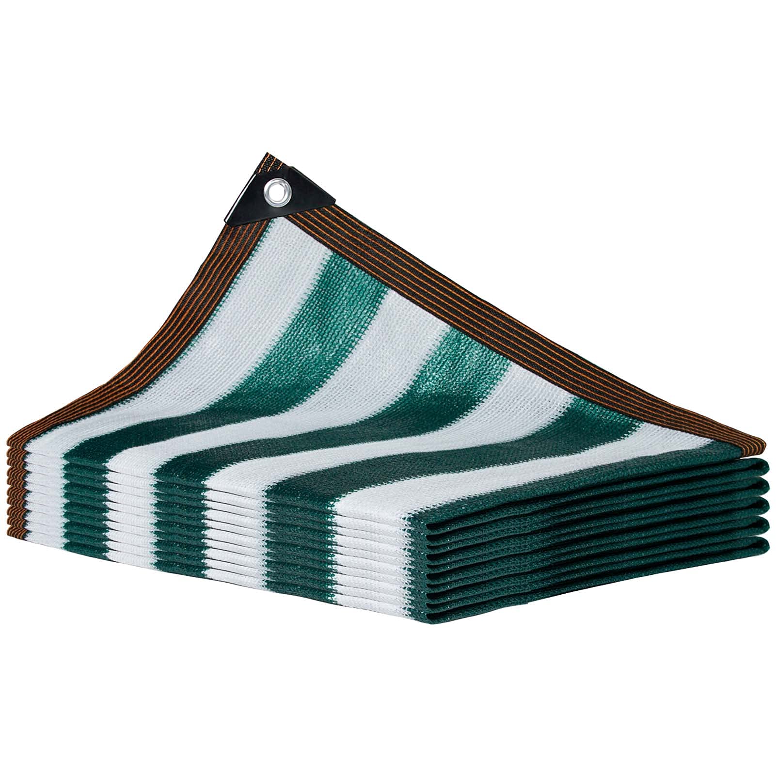 Telone in rete da 4,9 x 7,9 m, 90% resistente ai raggi UV, con occhielli e nastrati, copertura esterna per serra, giardino, parcheggio, cortile, rete ombreggiante