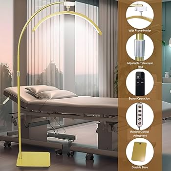 Lash Light for Eyelash Tech, Dimmable Lash Lamp for Eyelash