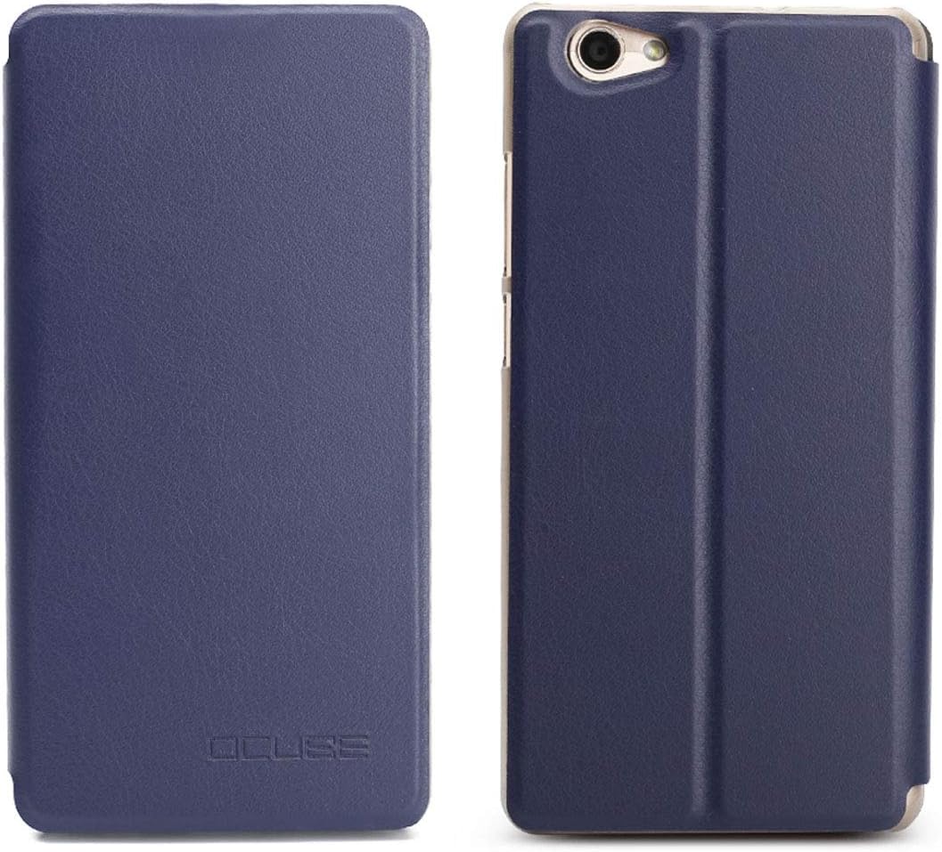 Cases for Mobile Phone for Vernee Thor Plus Spring Texture Horizontal Flip Leather Case with Holder (Black) (Color : Dark Blue)