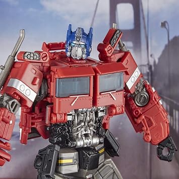 Transformers Toys Studio Series 38 Voyager Class Bumblebee Movie Optimus Prime Action Figure - Ages 8 and Up, 6.5-inch