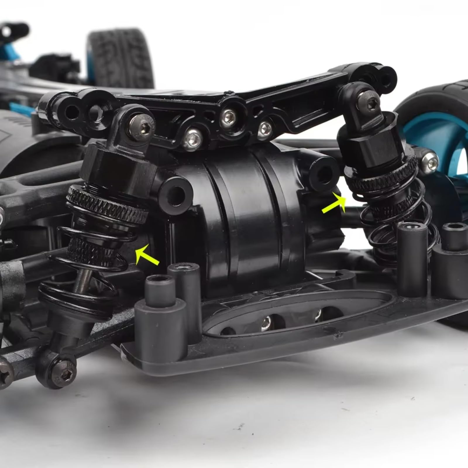 Kompatibel Mit Tamiya Für TT-02 Für TT-01 M05 M06 1/10 RC Drift Für Rennwagenteile, 4 Stück Aluminium-Öl-Stoßdämpfer Federstoßdämpfer