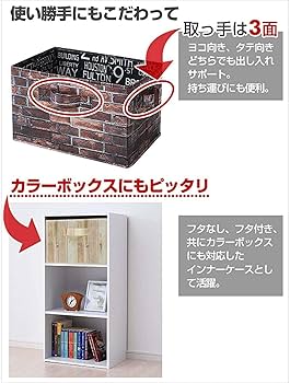 Amazon.co.jp: [山善] 収納ボックス 幅38×奥行25×高さ25cm