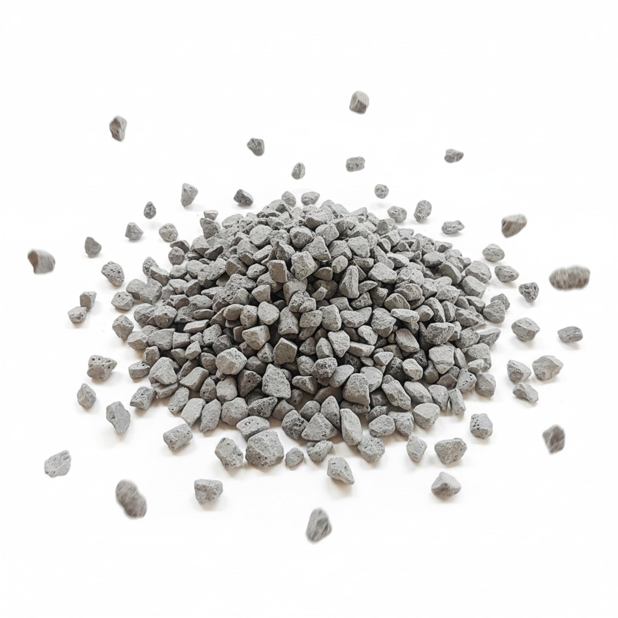 Basaltsplitt 8–16 mm - 25 kg - Grau – Hochwertiger Edelsplitt für Garten- und Landschaftsgestaltung