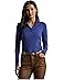 Lauren Ralph Lauren Rib-Knit Long-Sleeve Polo Top - Main View