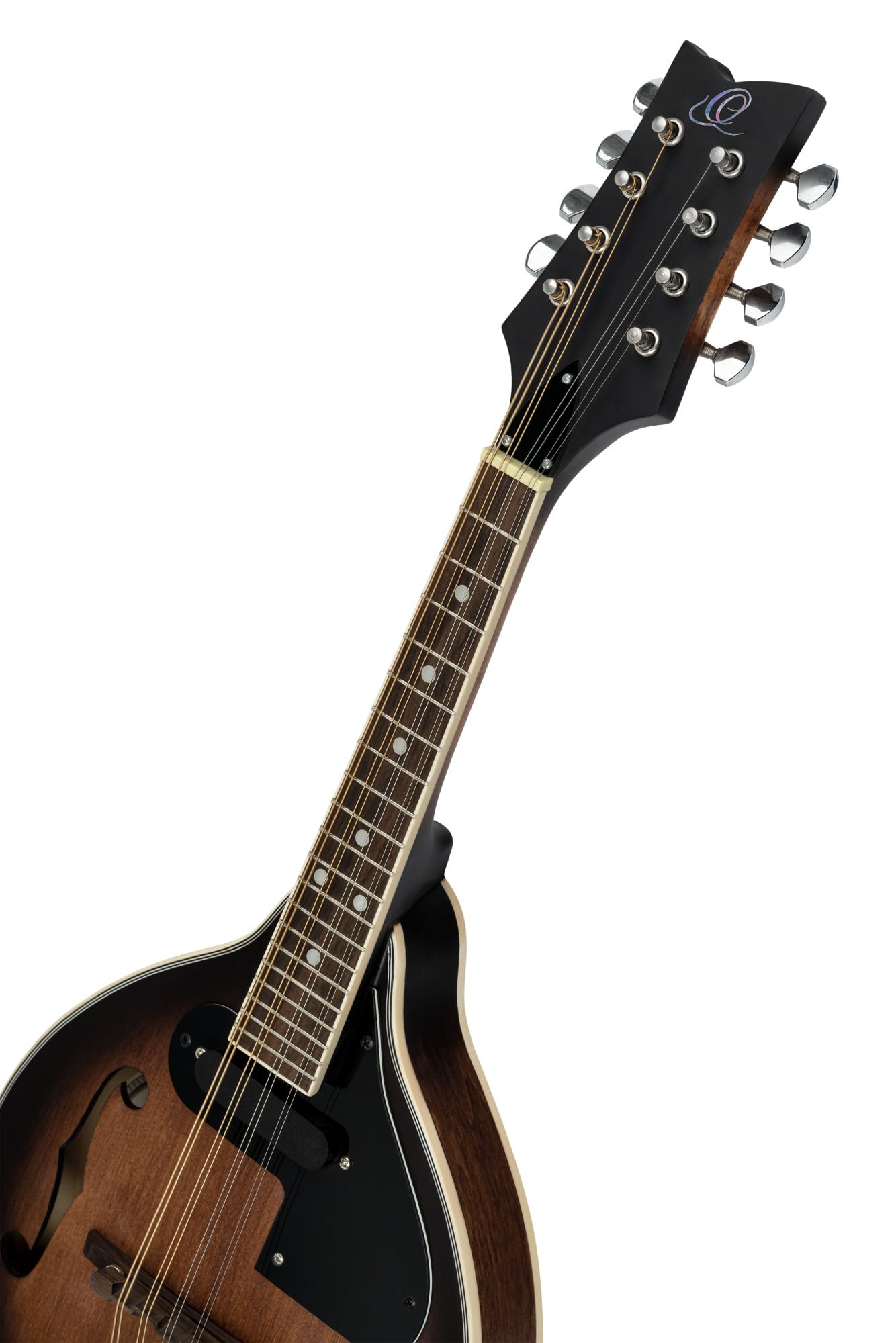 Ortega Guitars Mandoline Style A Électro-Acoustique – Ouïes en F – Série Americana – Épicéa/Érable, Marron (RMAE30-WB)