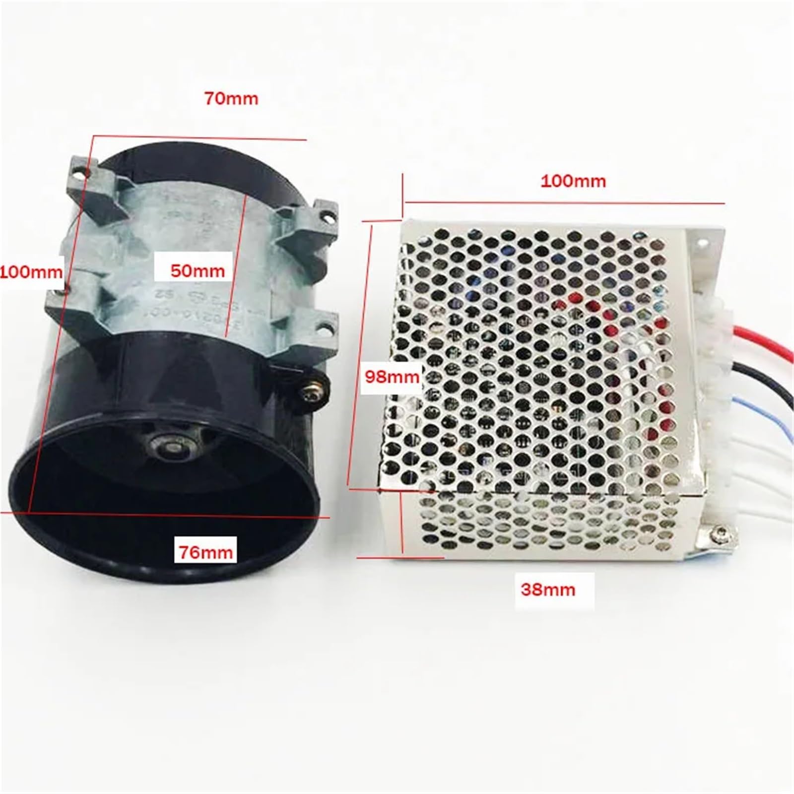Turbocharger samochodowy Turbina Samochodowa Turbosprężarka Wlot Powietrza Wentylator Automatyczna Regulacja Prędkości 20000 Obr./min 12 V Pasuje Do 0,8-2,0 L