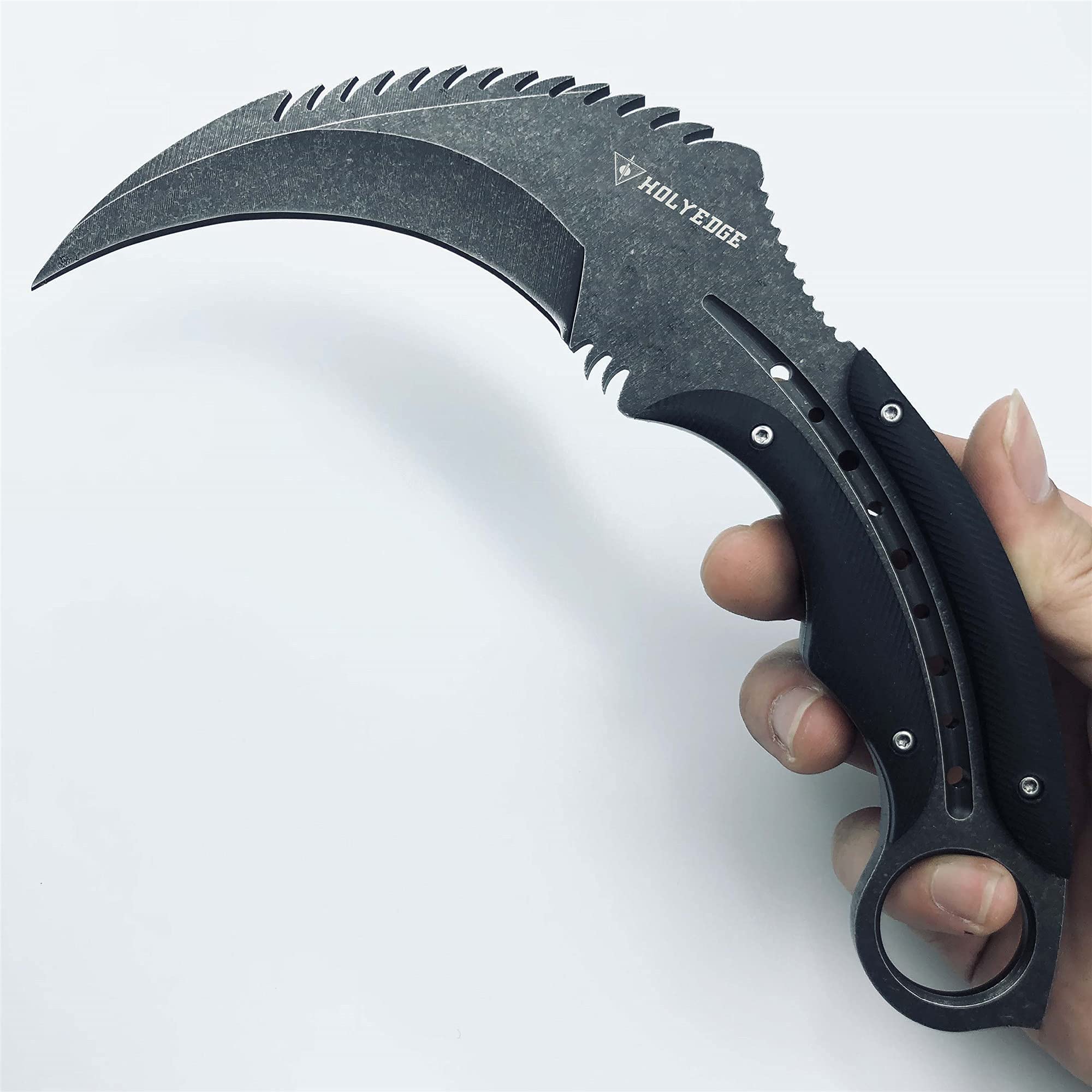 Buy HOLYEDGE 8"Tactical Eagle Head Design Heavy Duty Full Tang D2