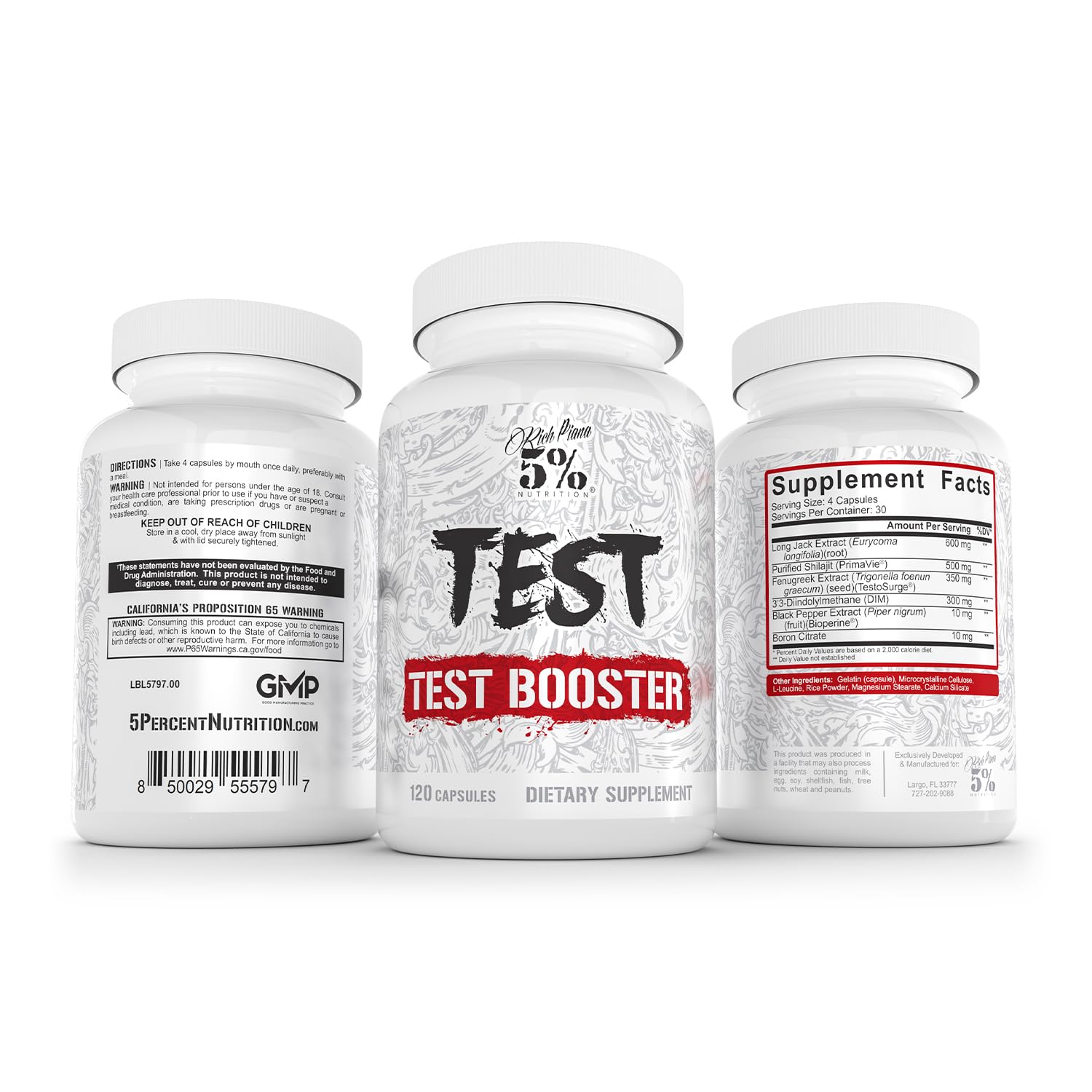 5% Nutrition Test - Natural Testosterone Booster for Men — Amazon image 7