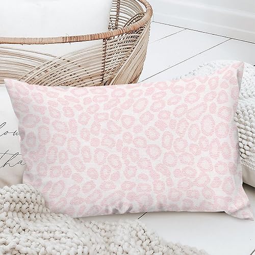 Vista 441 de Funda de cojín con estampado de guepardo rosa intenso, cojín cuadrado con estampado de animales fucsia, funda de almohada decorativa para el hogar