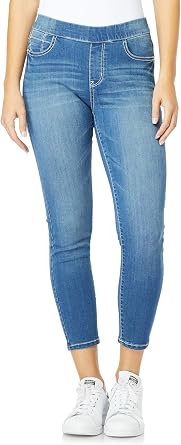 High-Rise Stretch Skinny Cropped Jeans 