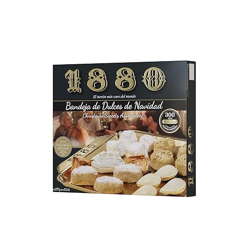1880 - Assortiment de spécialités de Noël, sélection exquise de gourmandises de Noël à partager et à savourer, recette artisanale, 270g
