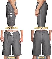 Vista 5 de Traje de baño para hombre, de secado rápido, con forro de malla, divertido traje de baño