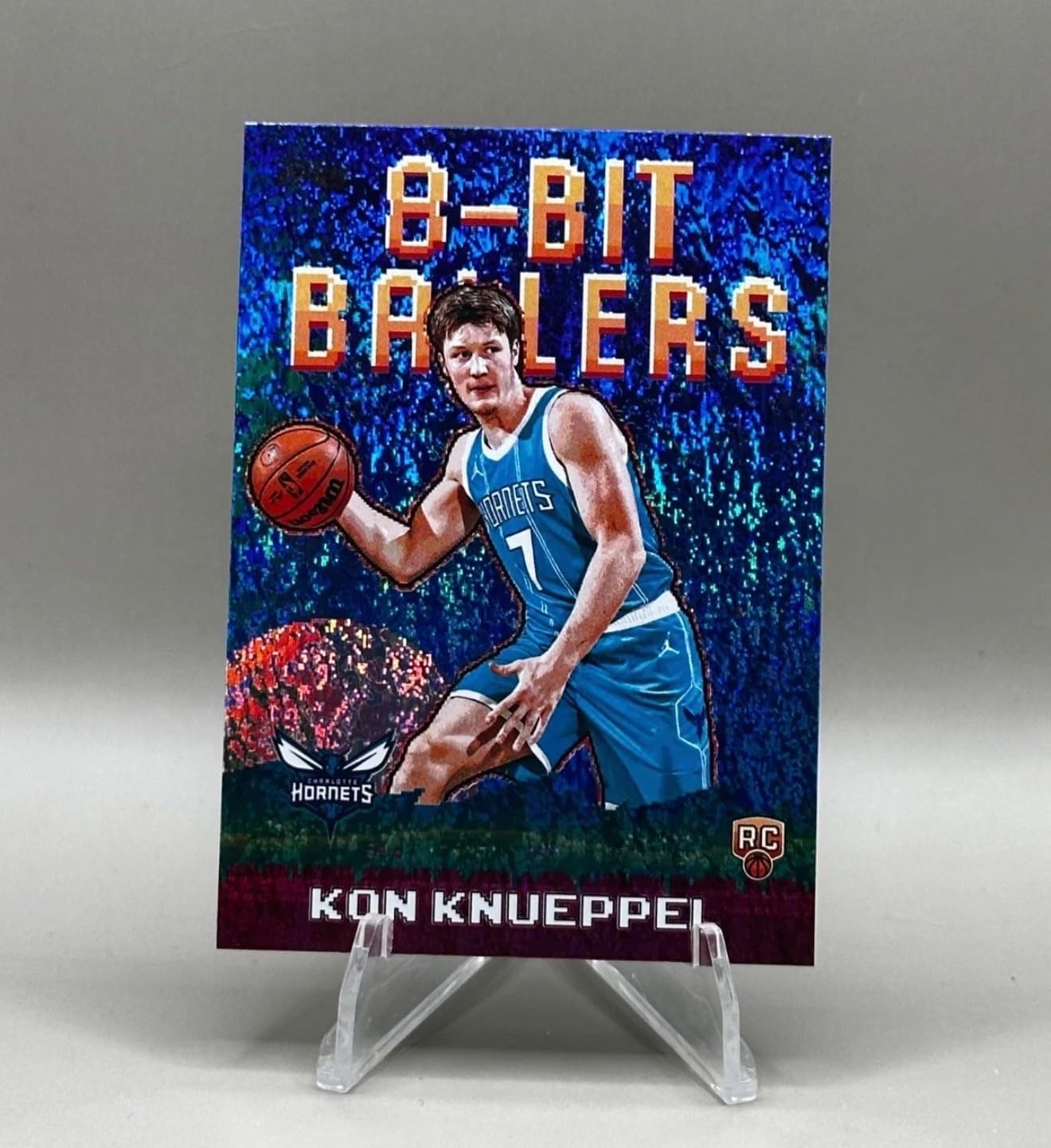 2025-26 Topps Basketball #8B-34 Kon Knueppel 8-BIT BALLERS Foil SP (RC) Rookie
