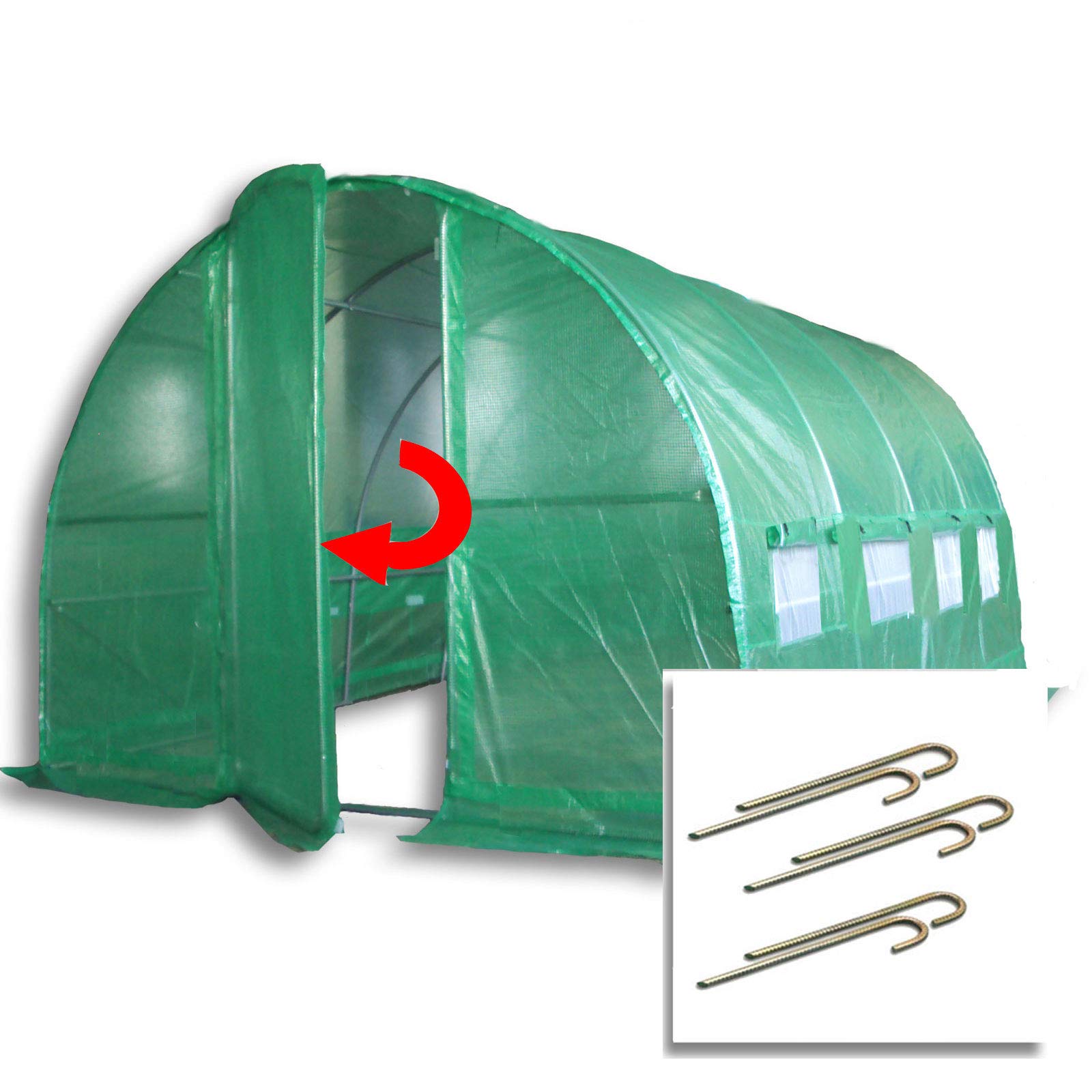 Buy Choose 5 Sizes Polytunnel + Ground Anchor Kit. "Strongest In It's
