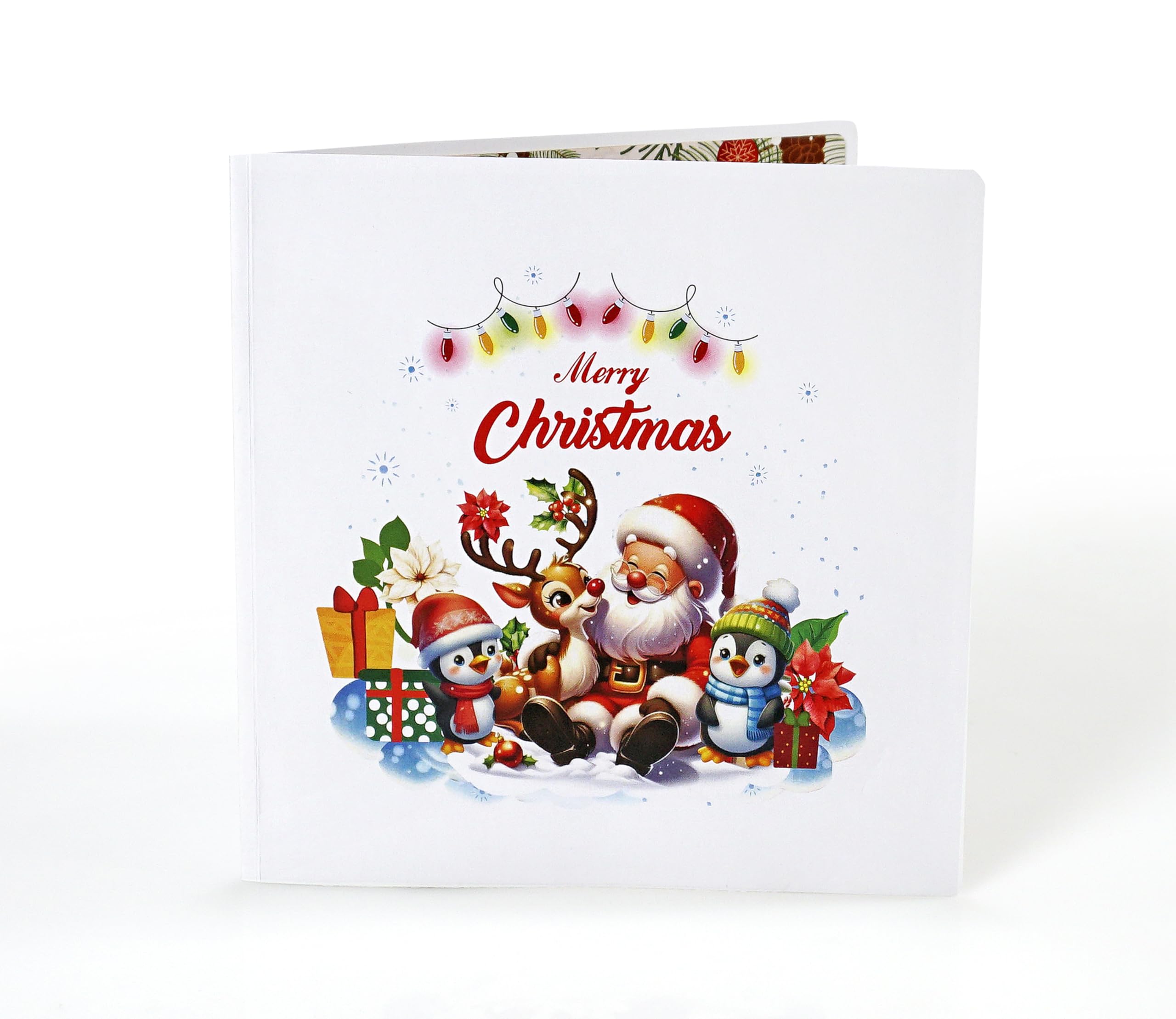 CUTPOPUP Merry Christmas Cards 2025, Pop Up Christmas Cards w Envelope, 3D Xmas Card - Image 3