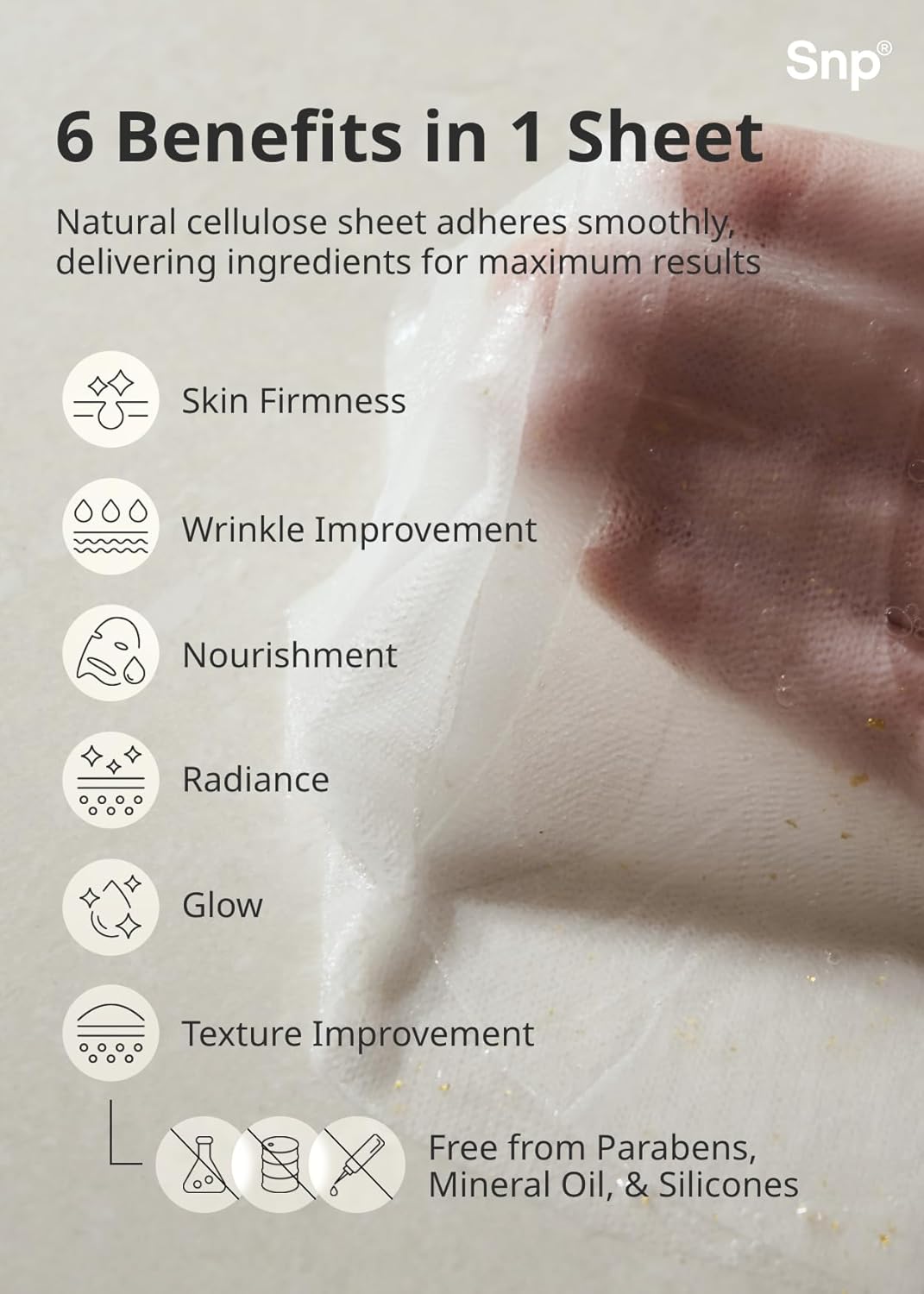 SNP 1000mg Collagen + 24K Lớp vàng Ampoule Mặt nạ Collagen Mặt nạ dưỡng da Mặt Dây, làm nước, và nuôi dưỡng Dưỡng da Chăm sóc da Hàn Quốc Mặt nạ qua đêm Fa...