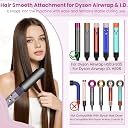 PUREGUST Hair Smooth Attachment Compatible with Dyson Airwrap HS01 HS05 HS08, Gentle Airflow Finishing Accessory for Dyson Air Wrap, Hair Straightener Replacement for Sleek Polished Straight Finish gallery image