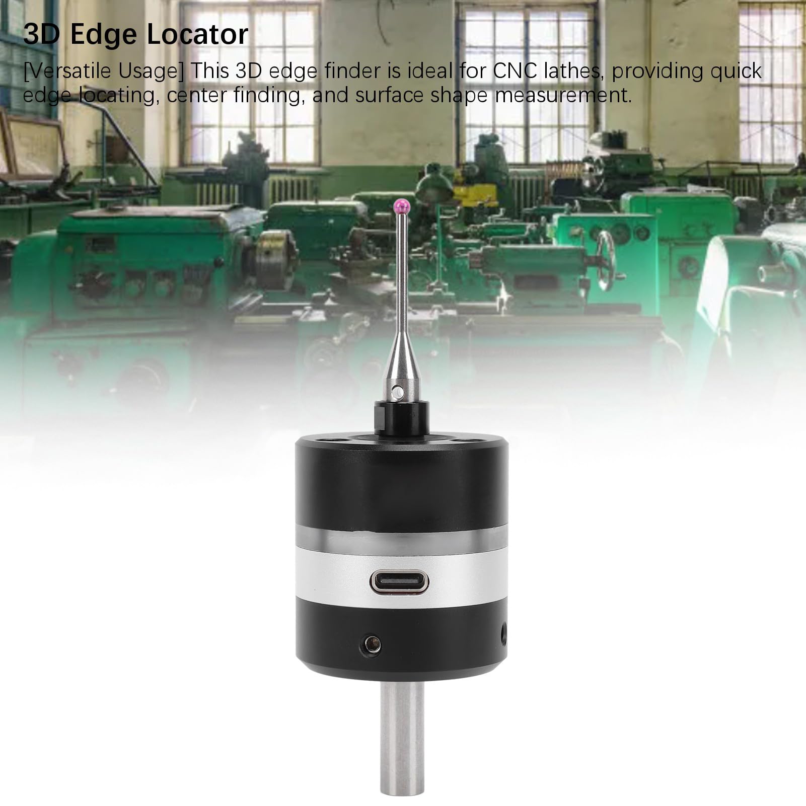 Localizzatore 3D Finder per sonda touch 3D ad alta precisione in lega di alluminio per tornio CNC