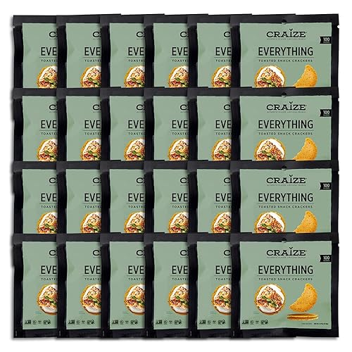 Miniatura 12 de Craize Everything Crisps - Galletas de maíz tostadas sin gluten, veganas, kosher, paquete de 6, 4 onzas cada una