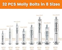 Vista 3 de Kit de herramientas de tuerca de remache y herramienta de ajuste de pernos Molly