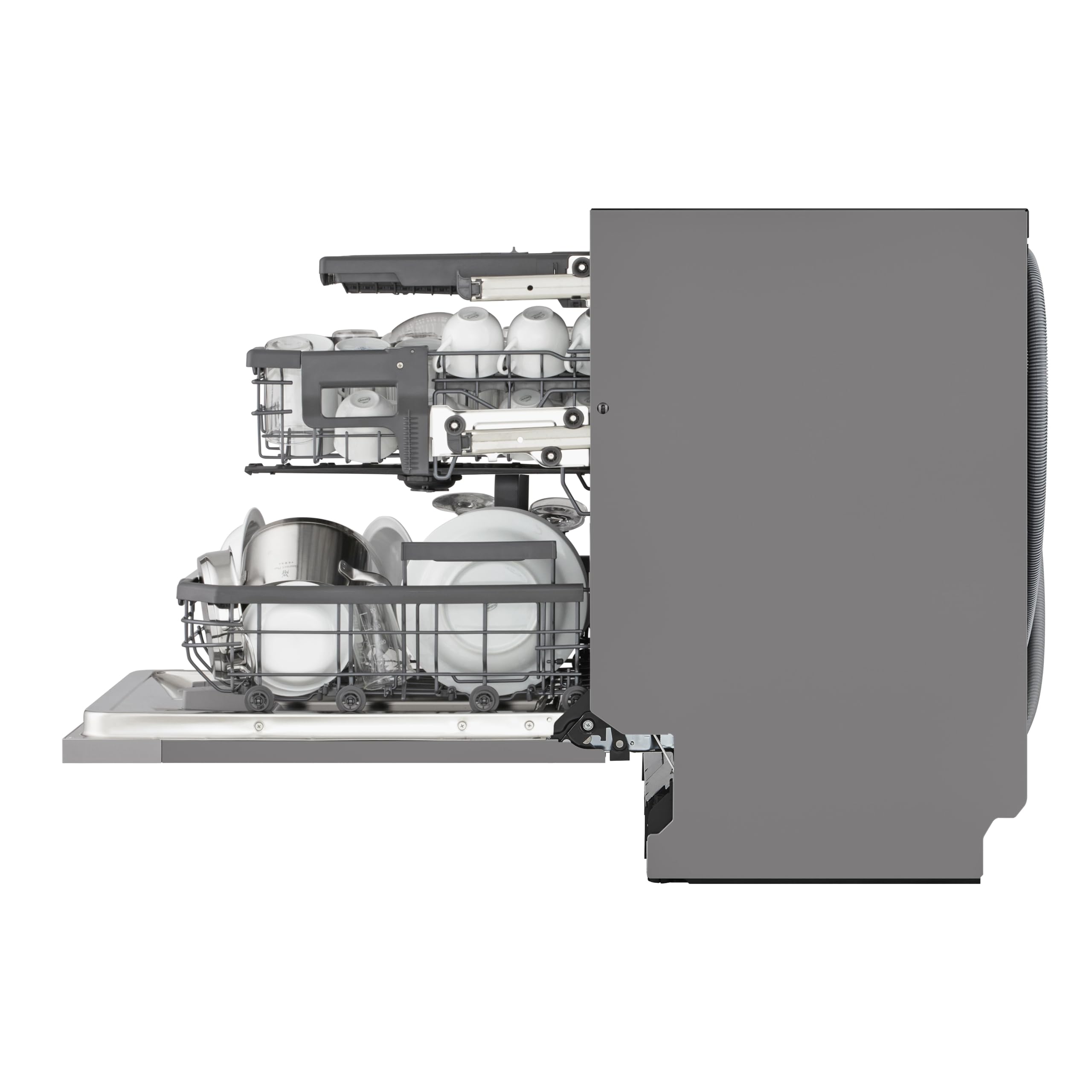 LG DB597TXSW, Lavastoviglie da incasso, Classe A, Noble Steel