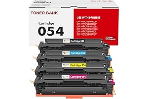 Toner Bank 054 Toner Cartridge Set for Canon Printers