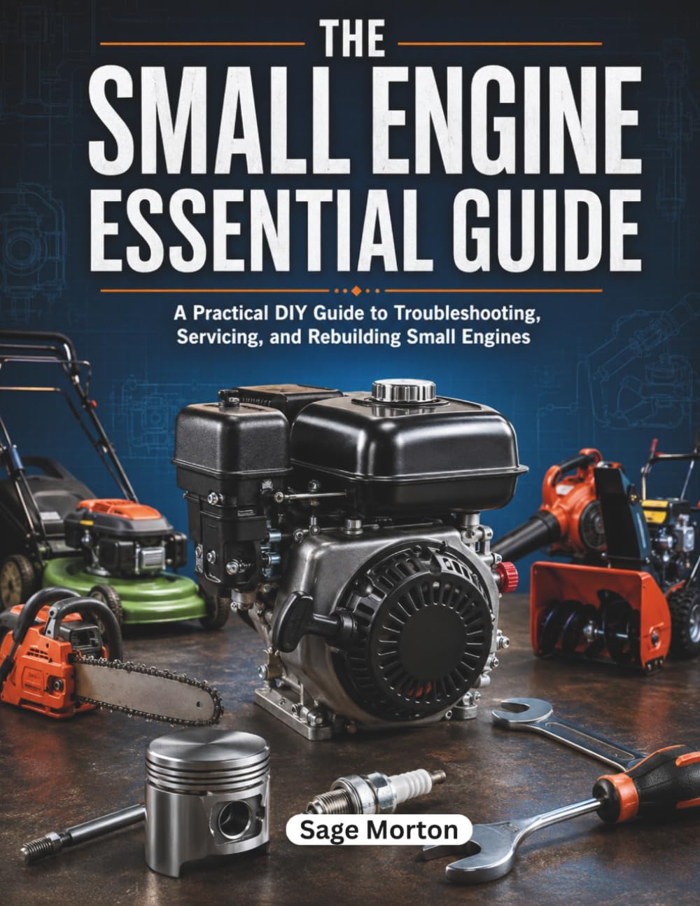 The Small Engine Essential Guide: Step by step blueprint for troubleshooting, servicing and rebuilding power equipment to achieve complete DIY self-reliance.