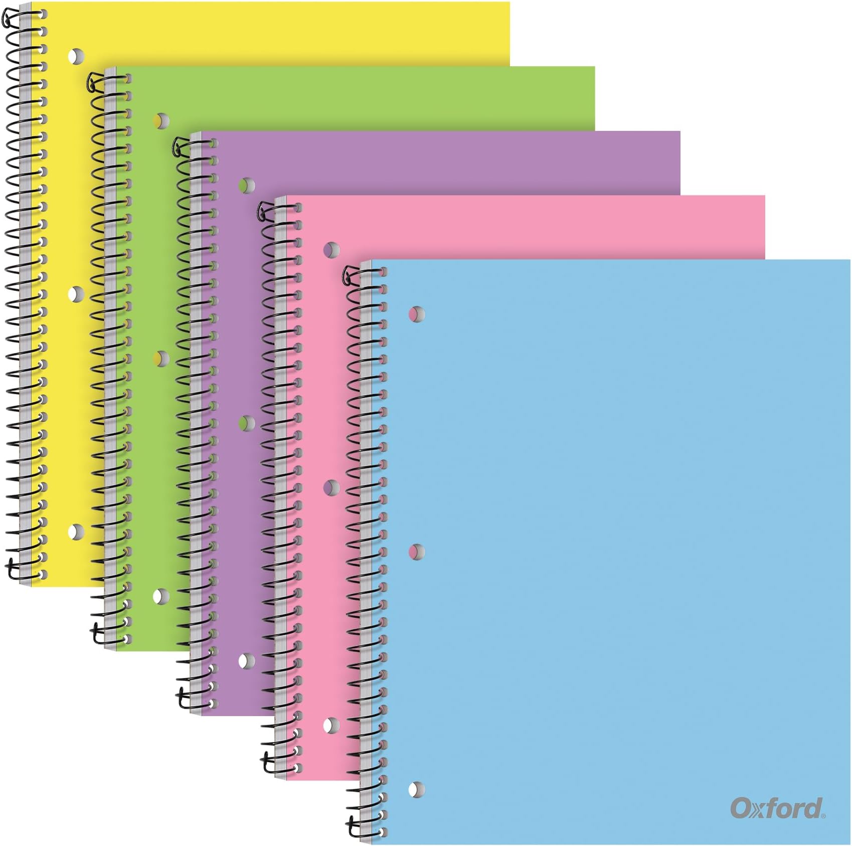 Amazon.com : Pen + Gear 3 Pack Poly 1-Subject Notebook Writing Journal ...