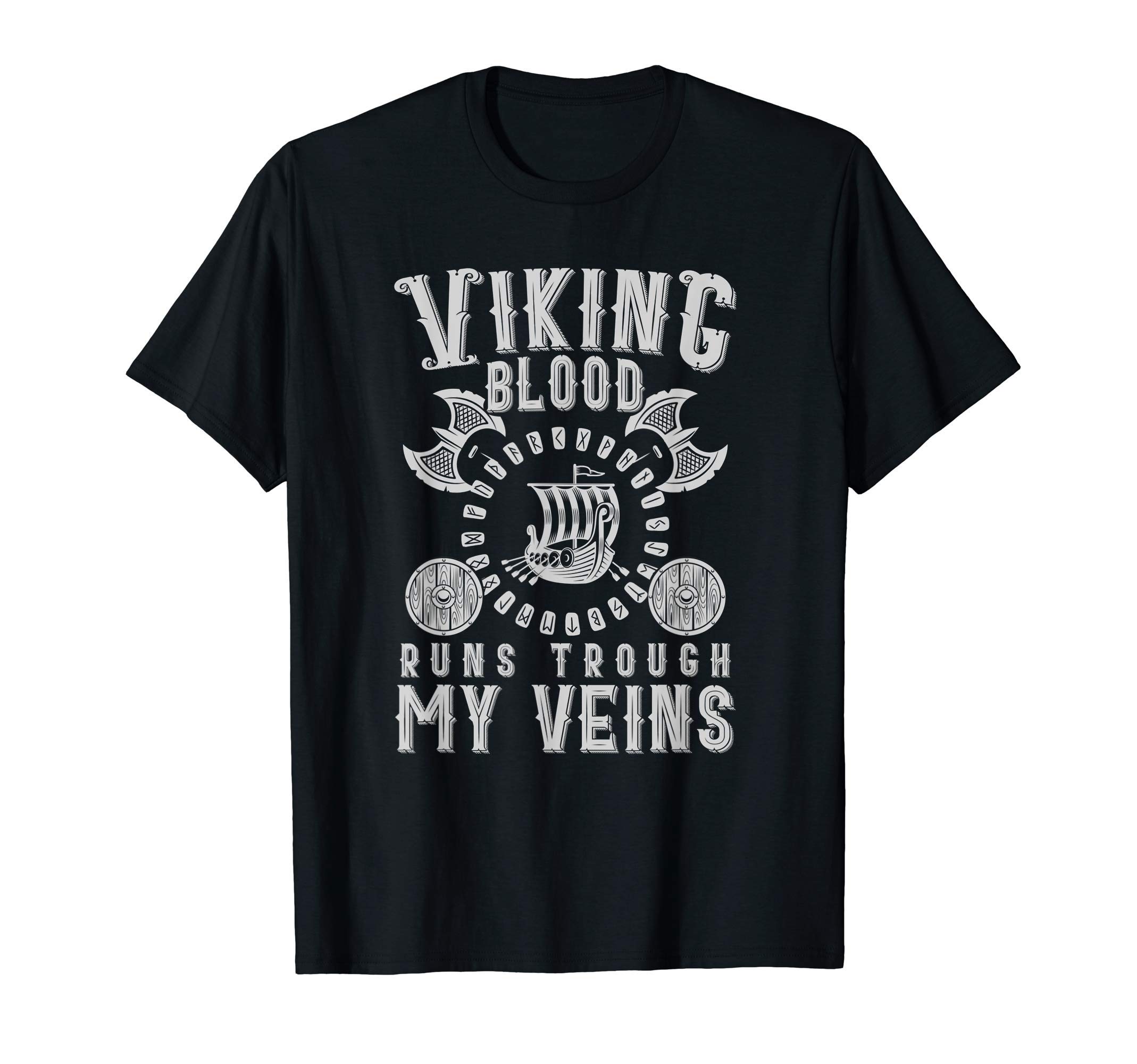 Viking Blood Valkyrie ValhallaValkyrie Viking Blood Valhalla Scandinavian Gift Viking T-ShirtOEKO-TEX STANDARD 100