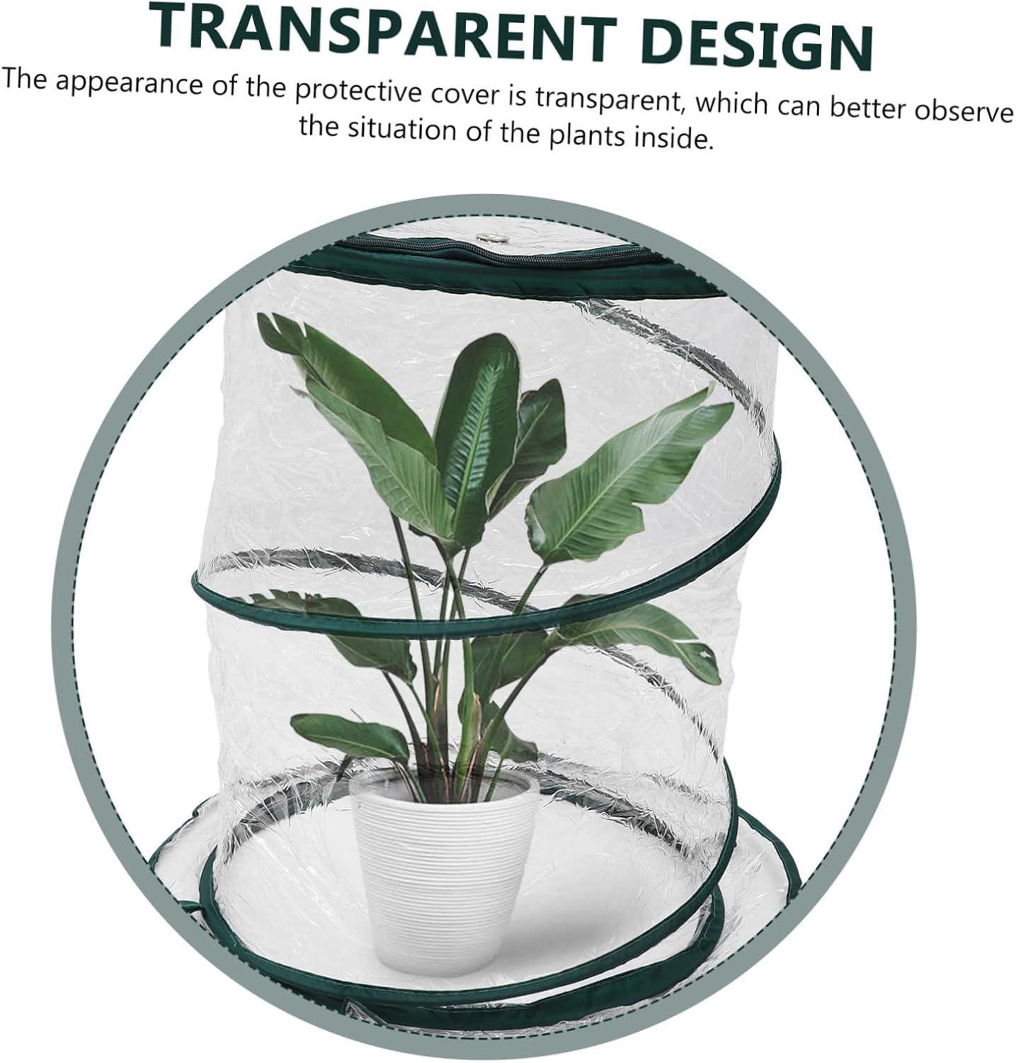 Portable Mini Greenhouse Cover for Outdoor Plants Insulated Garden Accessory Waterproof Design for Flowers and Herbs