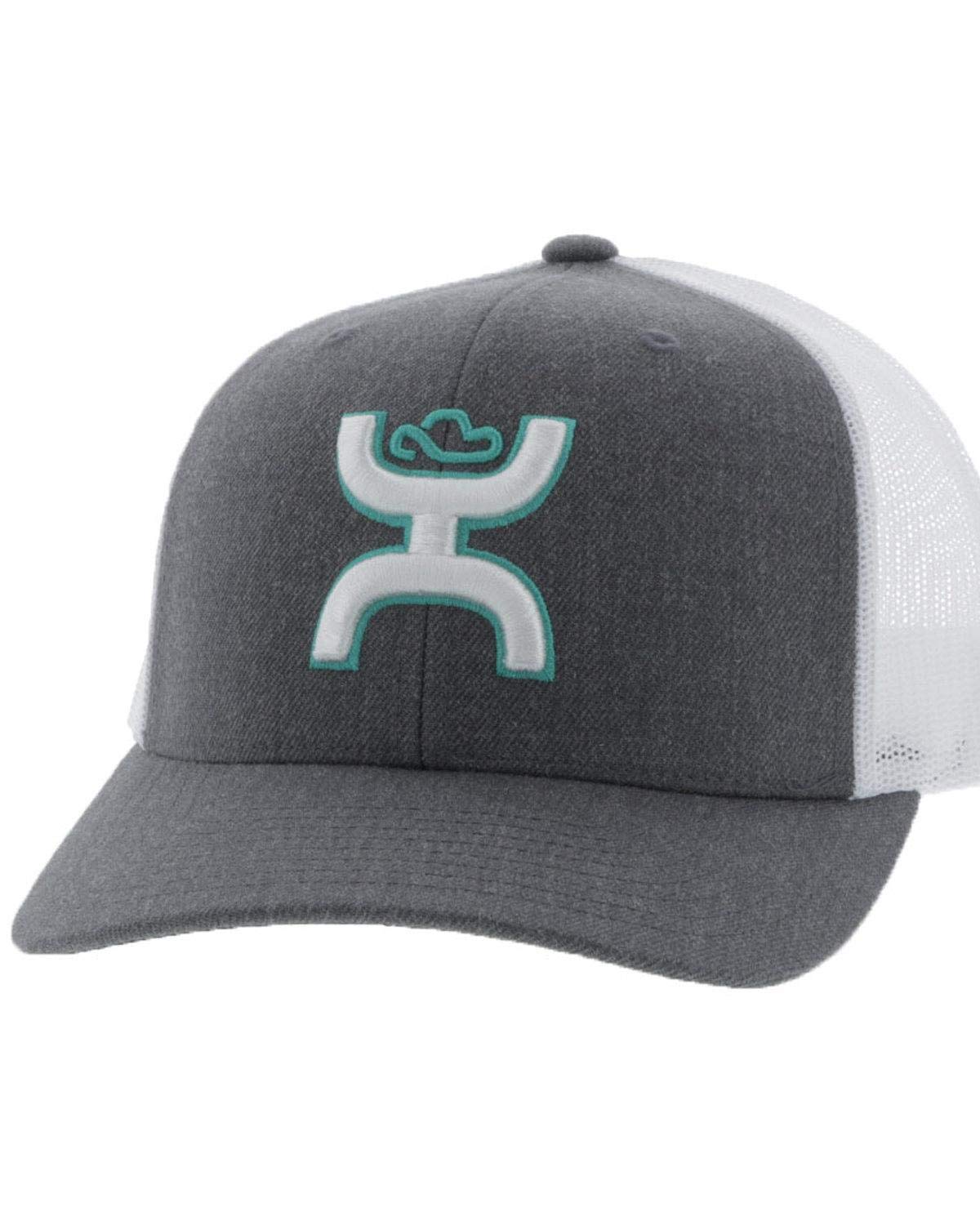 HOOEYSterling Charcol/White Adjustable Snapback Hat