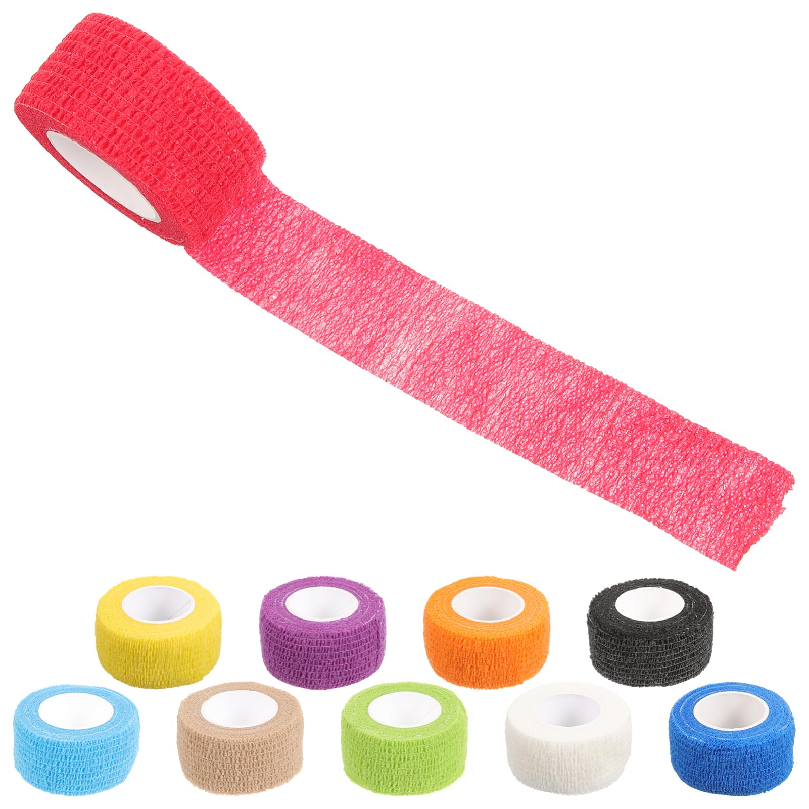 minkissy 10 Pack Self Elastic Bandage Sports Tape Care Bandage Wrap for Arm Leg Foot