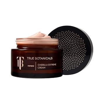 True Botanicals Chebula Extreme Cream | Anti-Aging Moisturizer w/Hyaluronic Acid | Treats Fine Lines & Wrinkles | Dry & Sensitive Skin | Dermatologist Tested, All Natural, Vegan | 1.7 oz | 50 ml