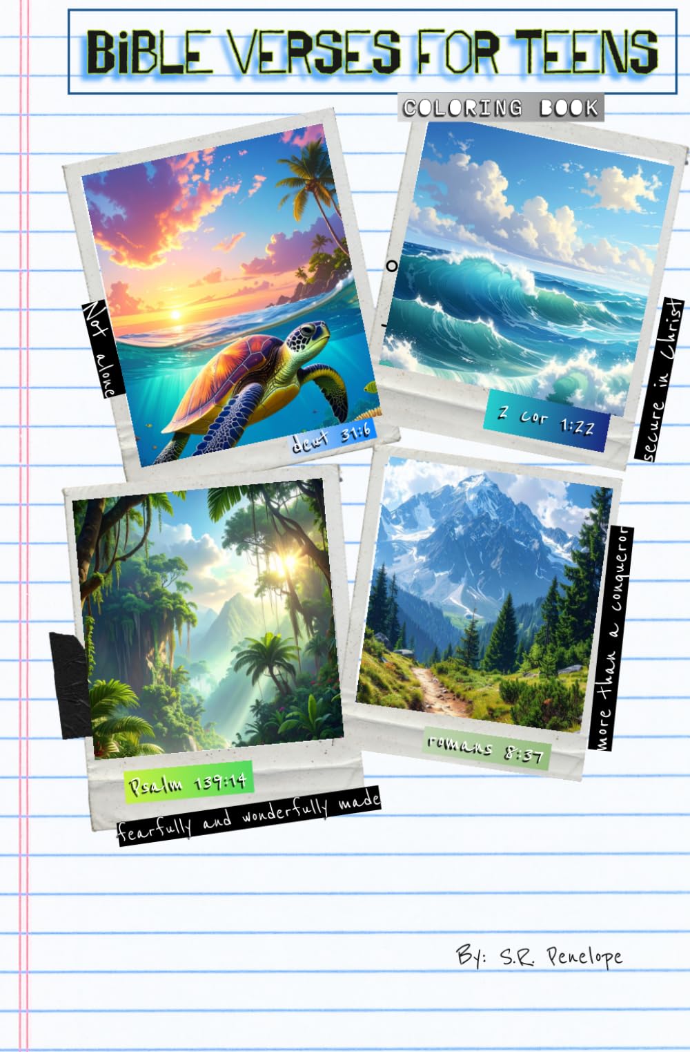 Bible verses for teens coloring book