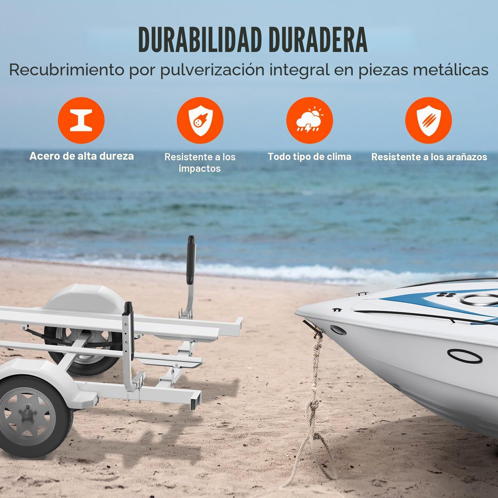 VEVOR Guía de remolque para barco, 20 a 60 pulgadas, diseño ajustable, 2 guías de remolque (forma de L, forma de T, forma de C, forma de π)