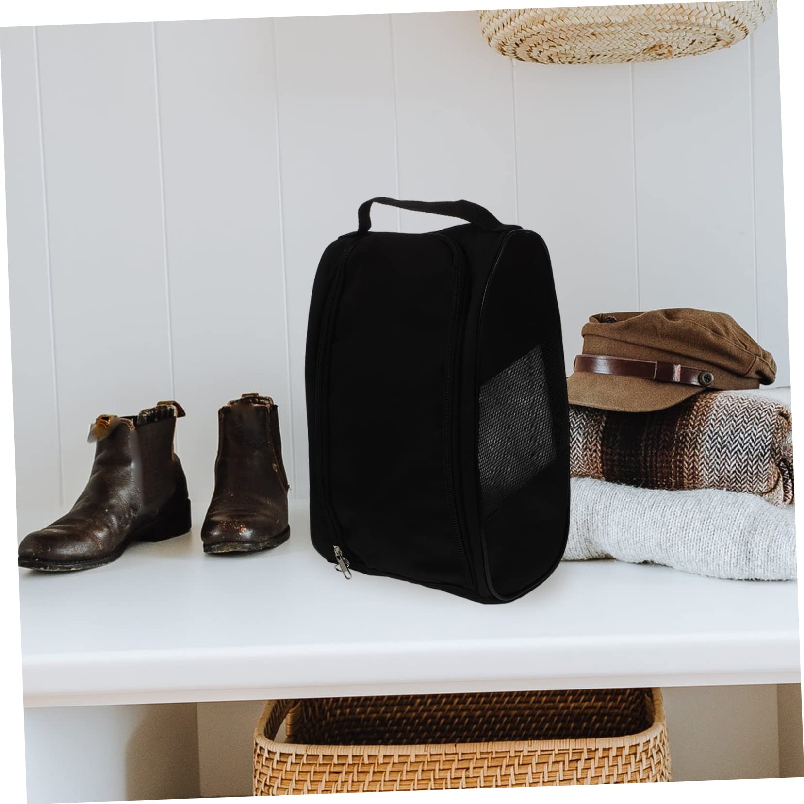 LIFKOME 2 Pezzi Sacchetto Di Scarpe Di Stoccaggio Piccolo Sacchetto Organizzatore Borse Per Scarpe Sportive Borse Di Stoccaggio Da Viaggio Con Cerniera Tote Trasparente Borse Organizer In
