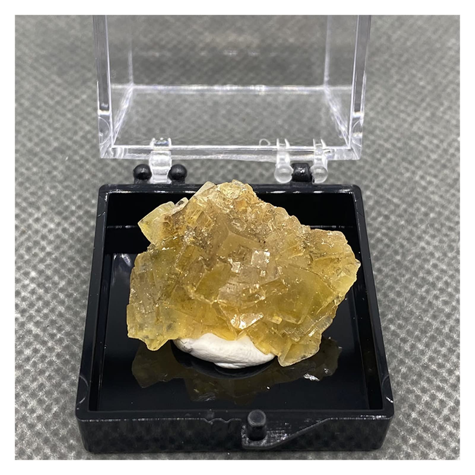 Fluorite jaune en grappe naturelle, le cadeau idéal pour passionnés