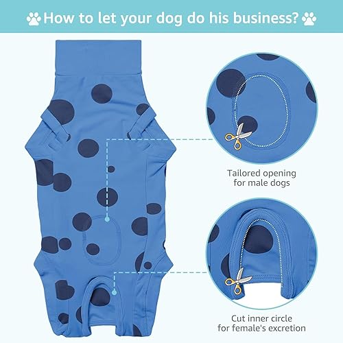 Miniatura 147 de Traje de cirugía para perros pequeños, esterilización femenina, traje profesional de recuperación para perros después de la esterilización, traje 2