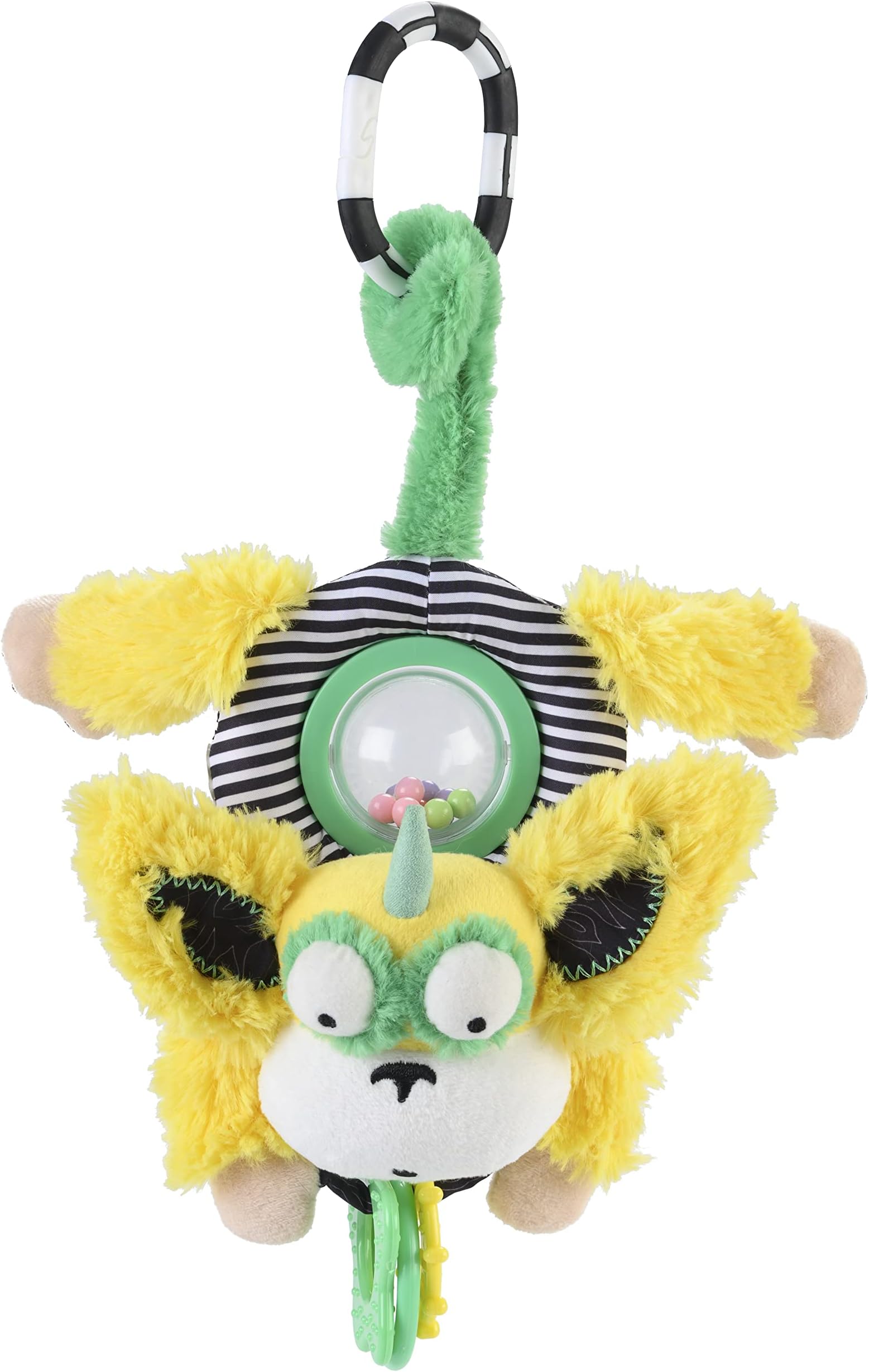 Inklings Baby Marley The Horn Headed Monkey Spin Belly Hanging Travel Activity Toy Gender Neutral Fun Funky Cool Baby Toddler Sensory Gift