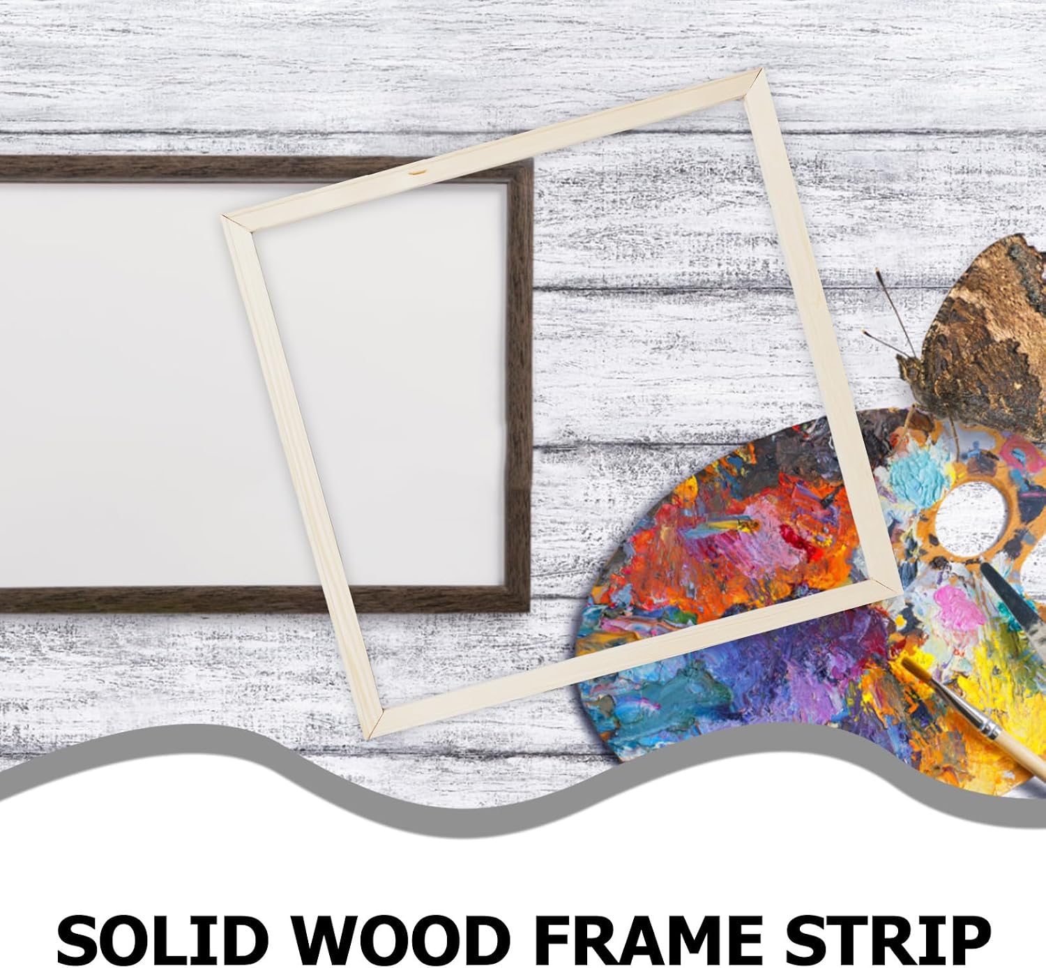 Canvas Stretcher Frames - 50 X 50cm Wood Canvas Stretcher Bars - Vertical & Horizontal Wall Hanging For Paintings - Accessories For Oil Painting