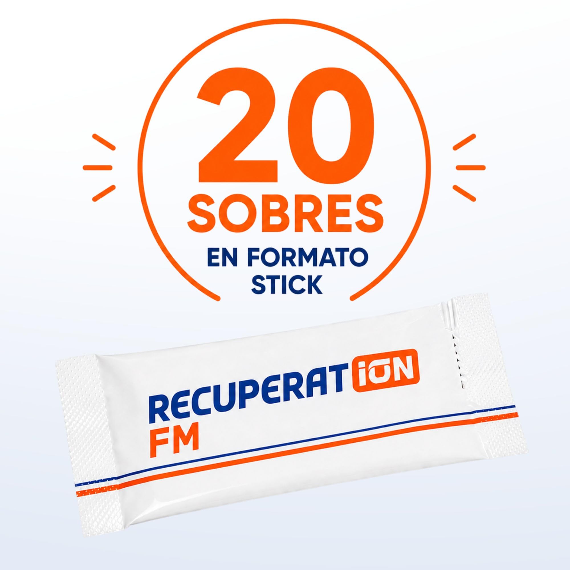 Lot de 20 sachets de boisson hypotonique sans sucre avec électrolytes + sels minéraux et magnésium pour reminéralisation musculaire profonde et fatigue, goût orange, sans gluten ni lactose
