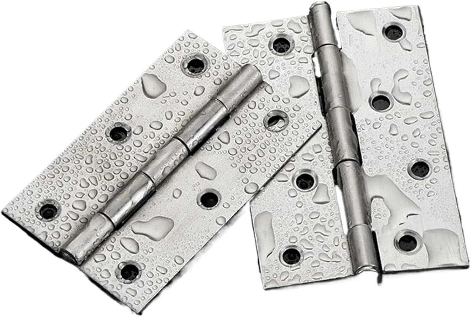 1-4 Inch Universal Door Hinges Connector Stainless Steel Furniture Drawer Cabinet Fitting Hinge 2Pcs(3 Inch,10pcs)