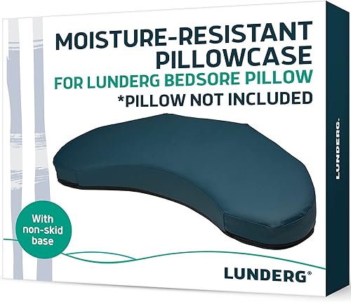 Miniatura 7 de Lunderg Funda de almohada de repuesto enfocada en la comodidad para almohada de escaras de decúbito - Tela cómoda de primera calidad - Almohada no