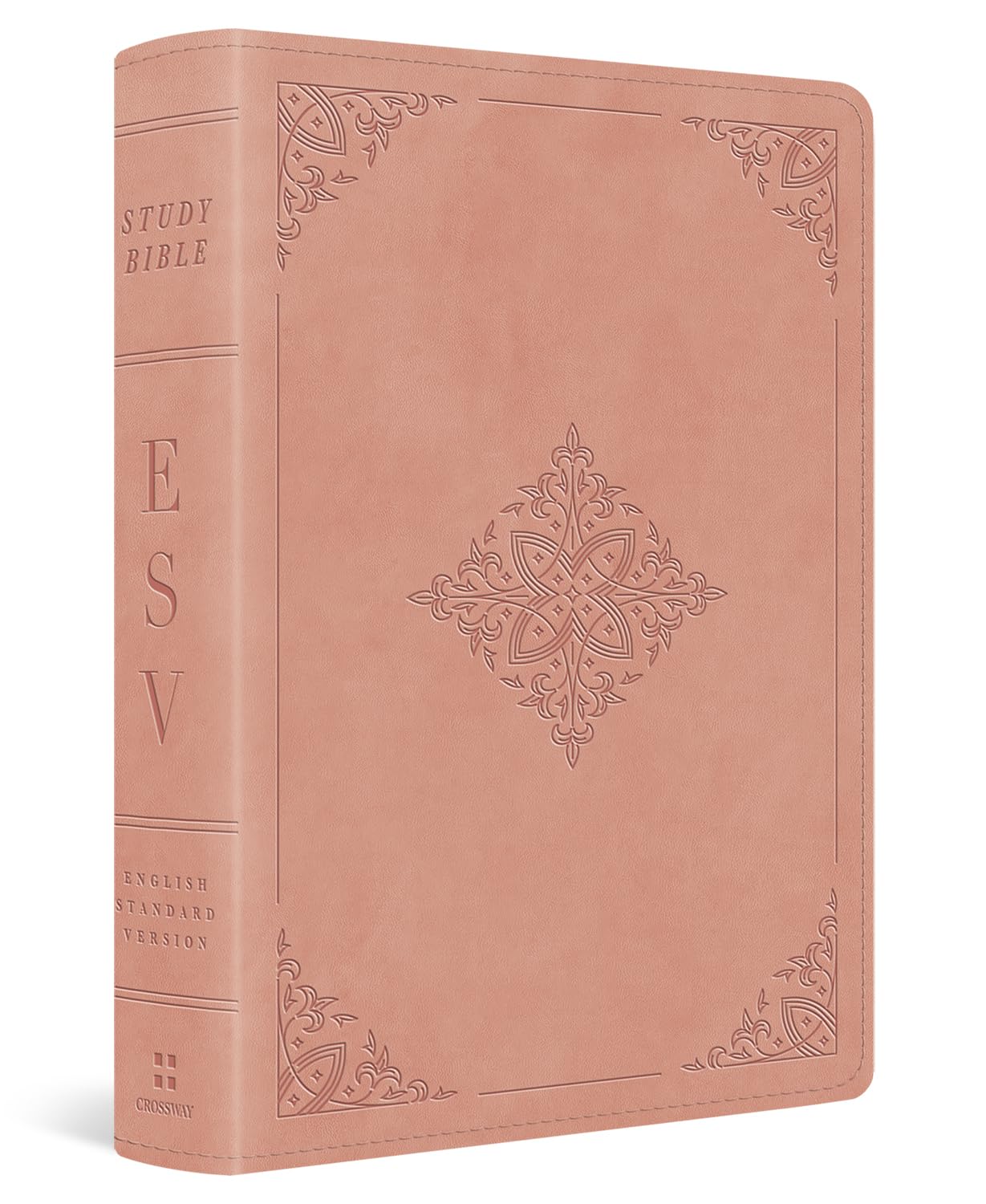 ESV Study Bible, Personal Size (TruTone, Blush Rose, Fleur-de-lis Design)