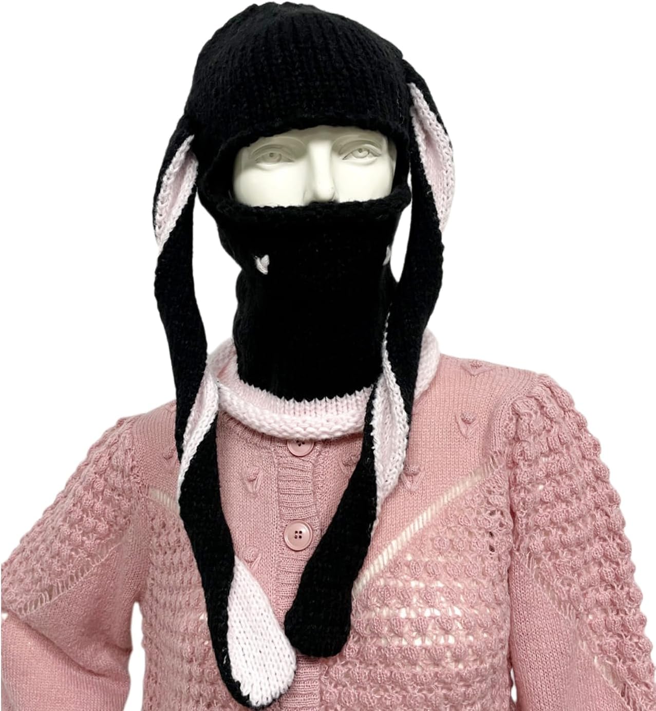 Funny Horn Balaclava Ski Mask with Ears Full Face Hat Winter Warm Beanies Halloween Costume Men/Women - Image 5